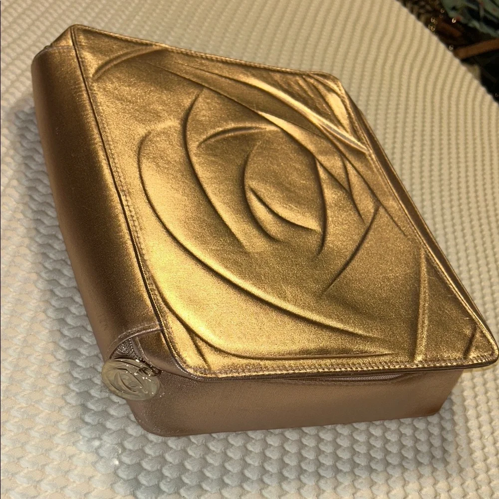 Lancome Shimmering Gold Laptop Bag